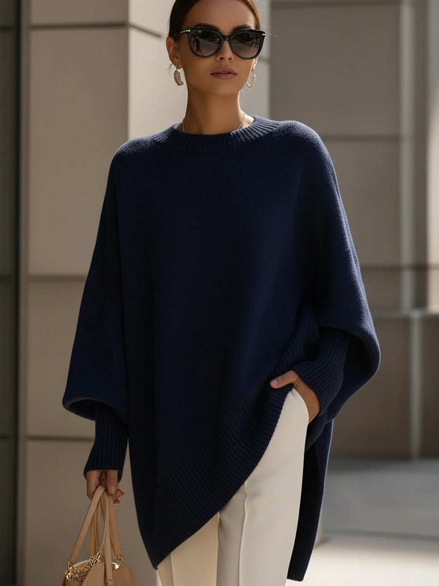 WANWEN | SOPHISTICATED WOOL BLEND SWEATER