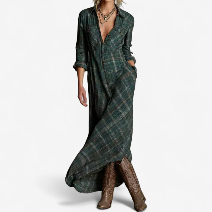 Chloe | Timeless Maxi Shirt Dress