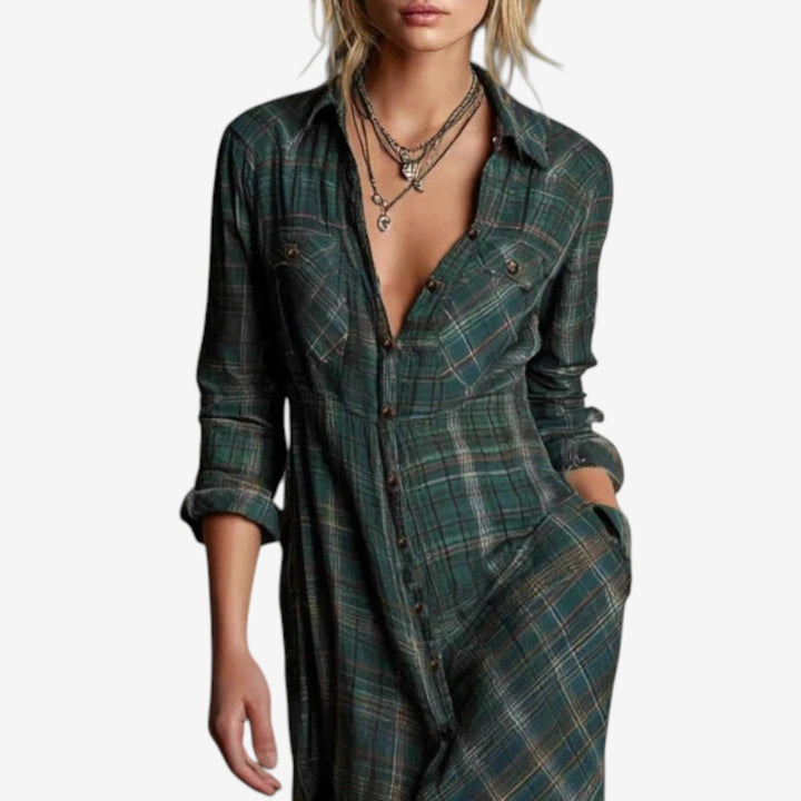 Chloe | Timeless Maxi Shirt Dress