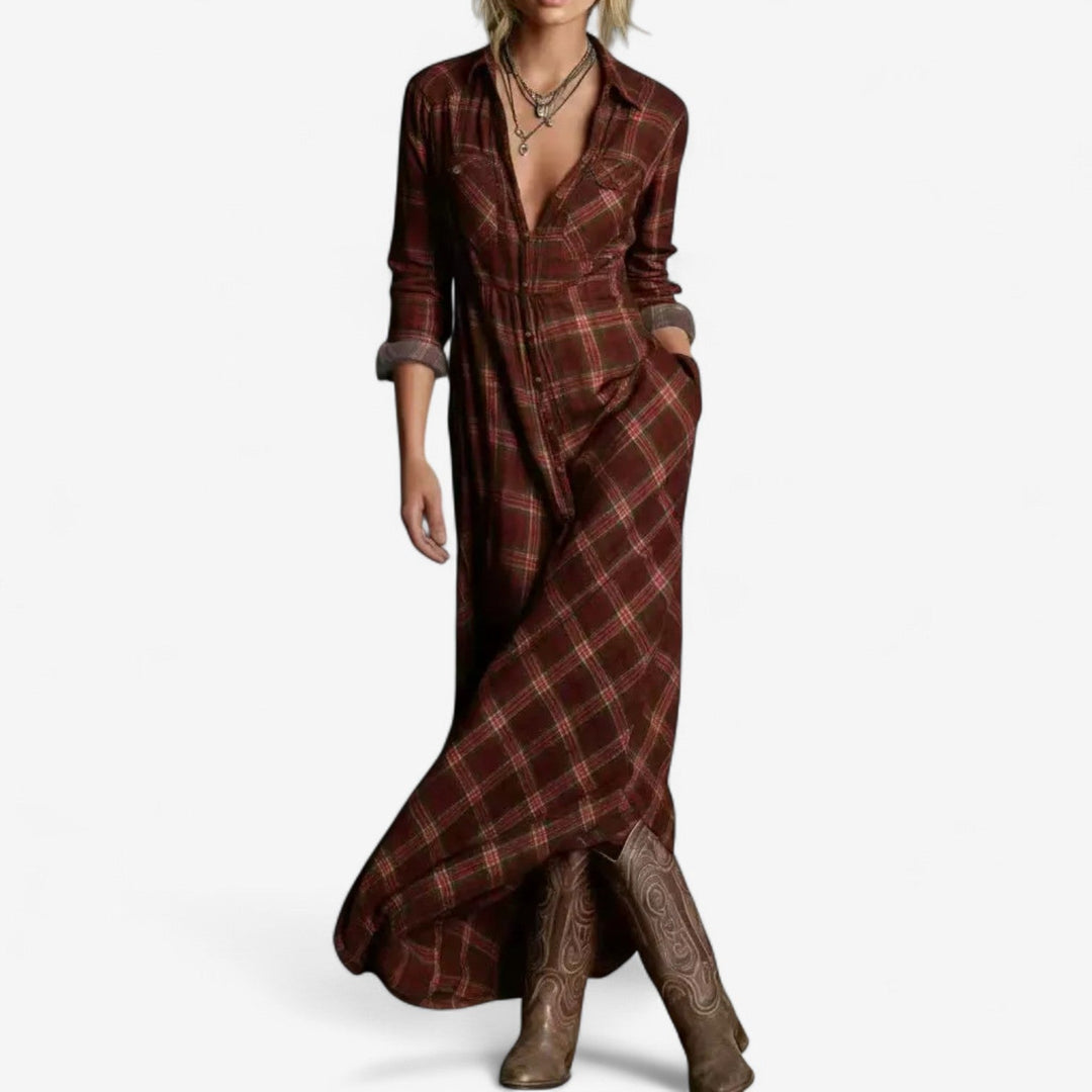 Chloe | Timeless Maxi Shirt Dress
