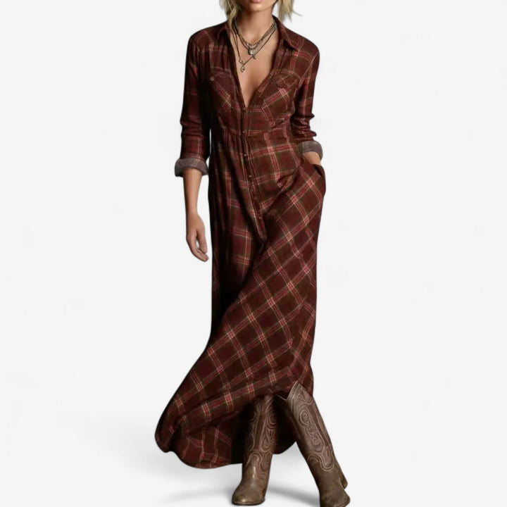 Chloe | Timeless Maxi Shirt Dress