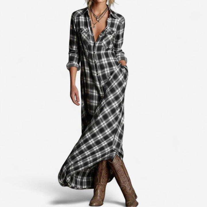 Chloe | Timeless Maxi Shirt Dress