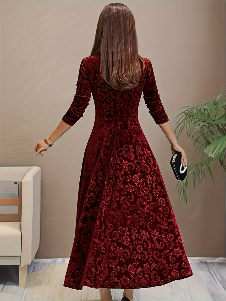 Clarissa | Elegant Velvet Dress