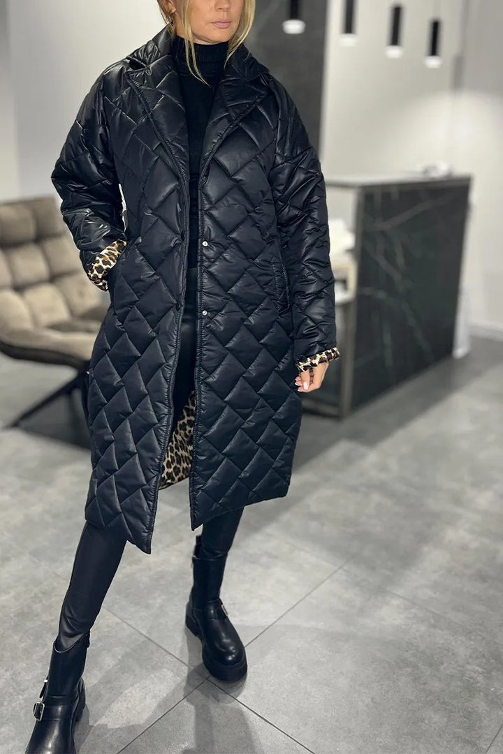 Eloise | Quilted Mid-Length Coat